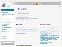 Tablet Screenshot of presence-mariste.fr